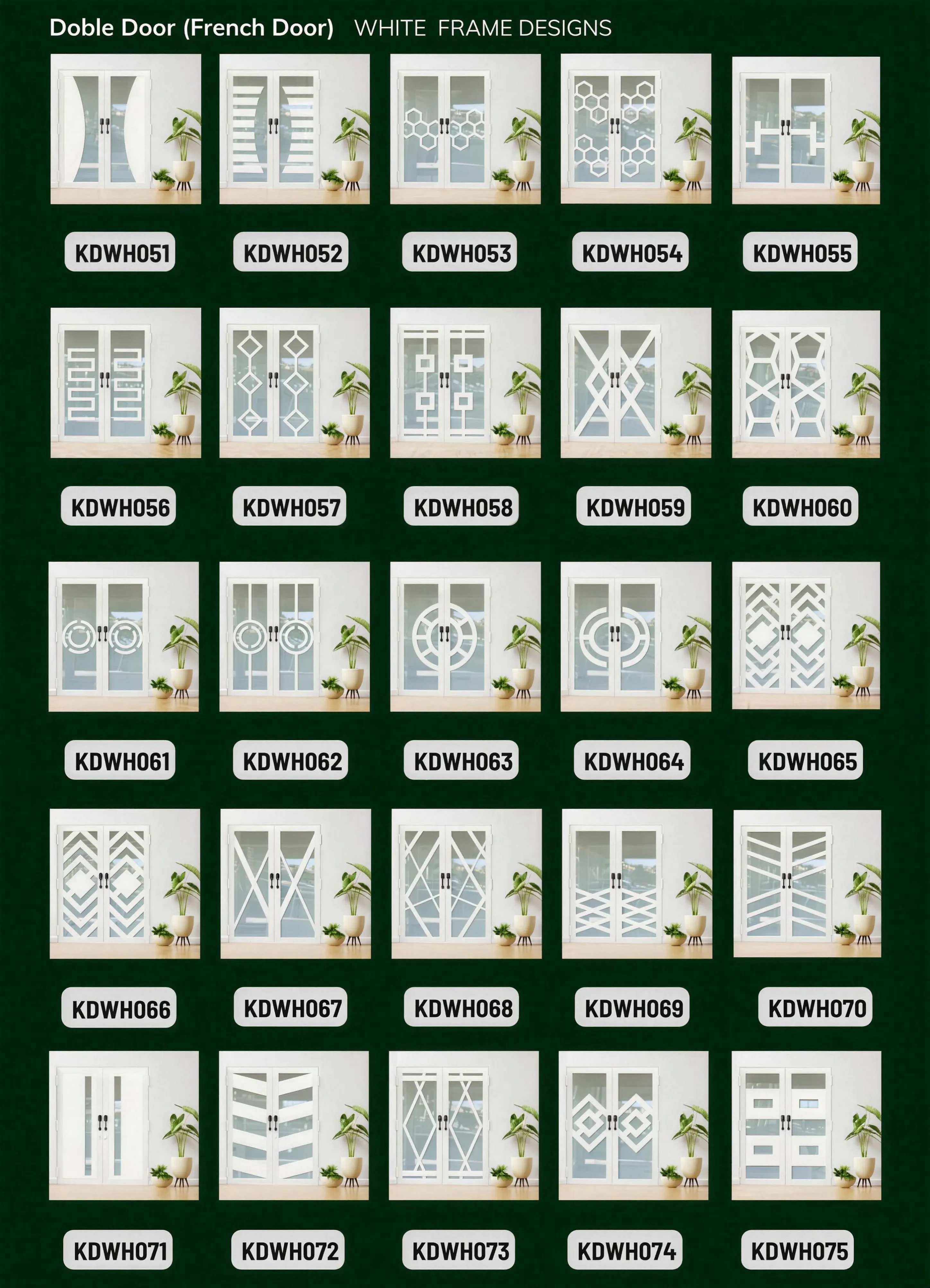 Double French Door - White Frame, catalog page 3 of 4